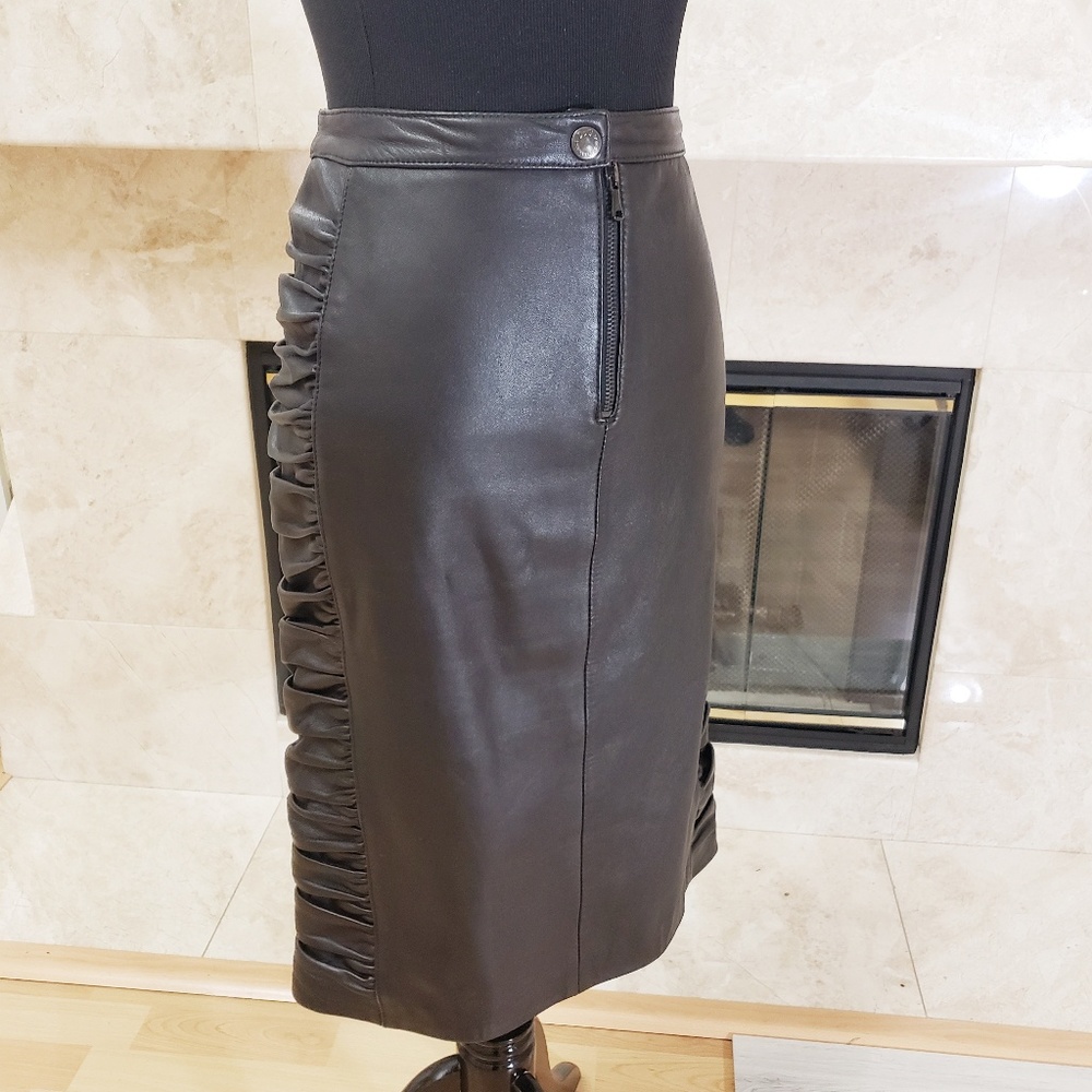 Dolce & Gabbana Leather Skirt